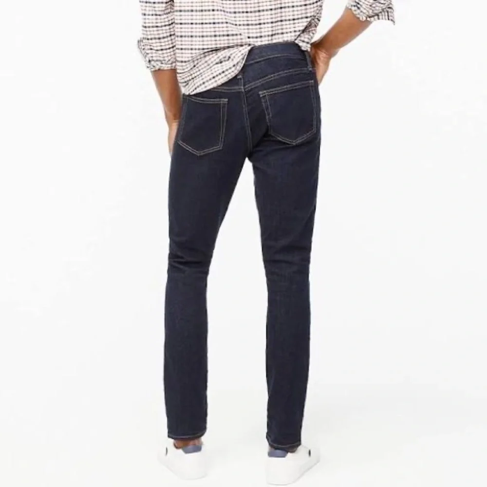J. Crew Factory Mens‎ Dark Wash Flex Skinny Denim Jeans